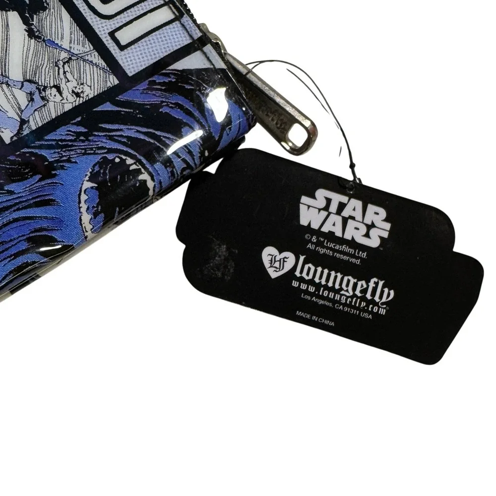 Loungefly x Star Wars Empire Strikes Back Scenes Pencil Case Zipper‎ Pouch Blue
